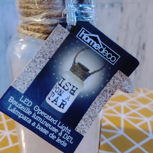 Homedeco, Wish Upon A Star, Light Up Jar LED Operated Light - Picture 7 of 7